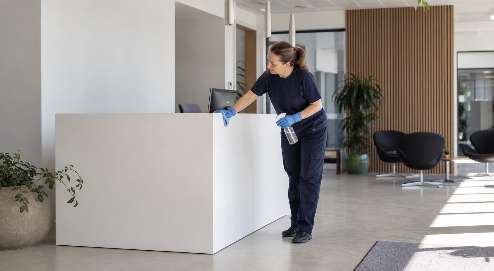 Rengøring af kontor